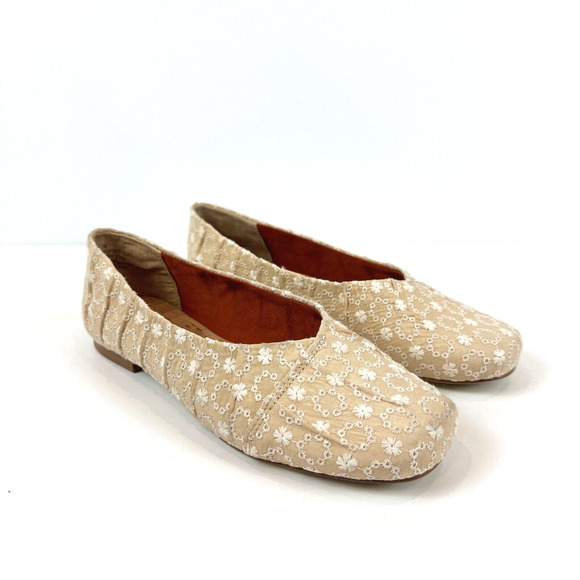 Kork's Womens Palmer Embroidered Ballet Flats Size 7M Floral Comfort CottageCore - Picture 2 of 9